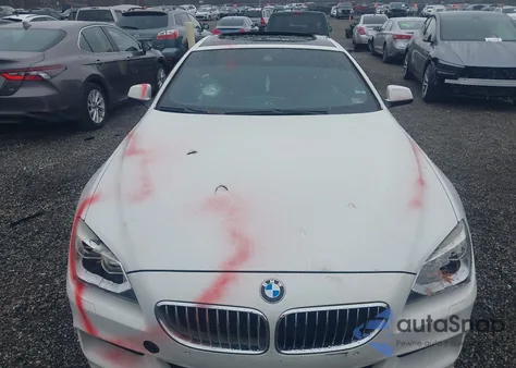 2015 BMW 650I Gran Coupe from USA, damaged, VIN WBA6B2C51FD799079